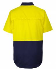 150G Hi Vis Close Front S/S Work Shirt
